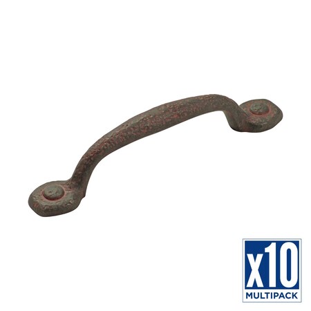 Hickory Hardware Pull 3-3/4 Inch (96mm) Center to Center, 10PK P3000-RI-10B